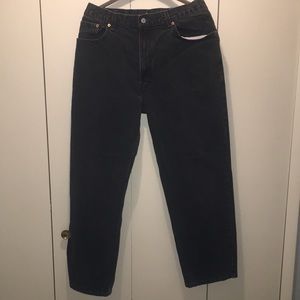 Levi’s Men’s 550 Relaxed Black Denim Jeans 38Wx30L